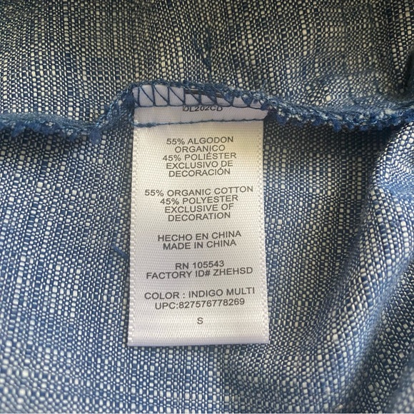 Derek Lam For Design Nation Hooded Short Sleeve Chambray Jacket - Picture 7 of 9